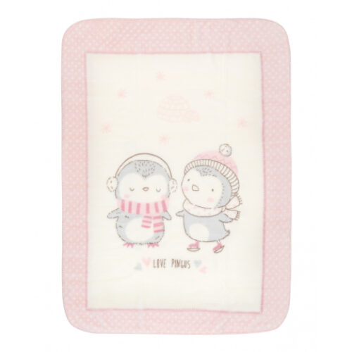 Kουβέρτα-Kikka-boo-110x140-Love-Pingus-Pink