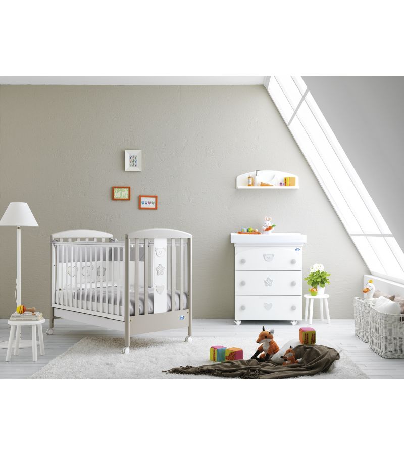 Baby cot PALI Birillo, tortora Baby Click